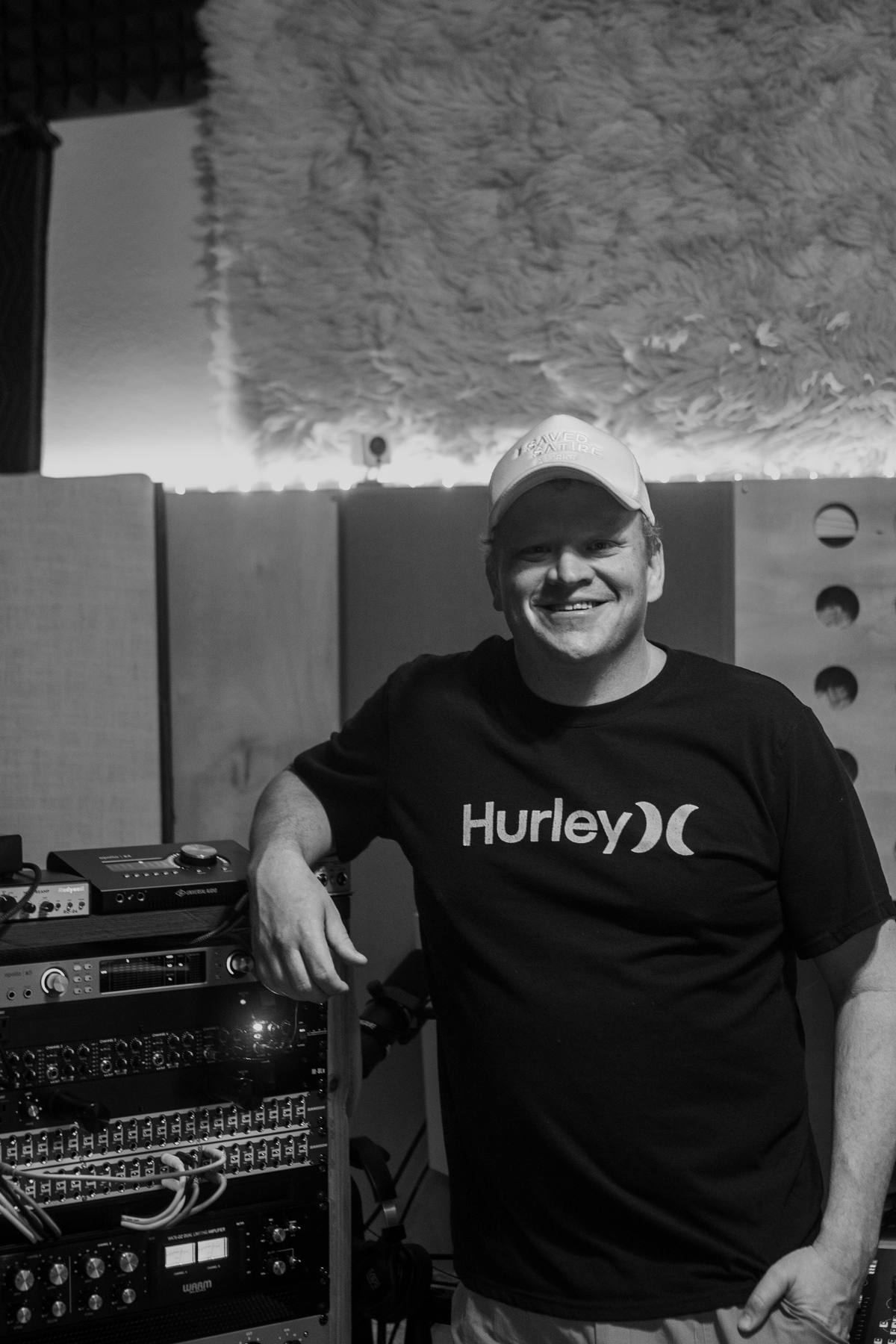 Leif Schaffner at the studio